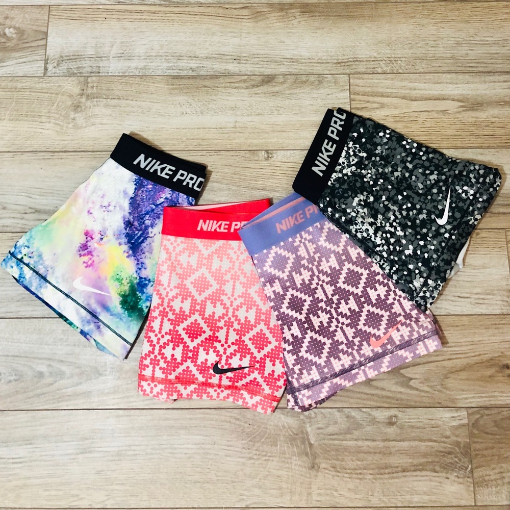 3 Pair - Size S - Nike Pro - ***Black has sold***